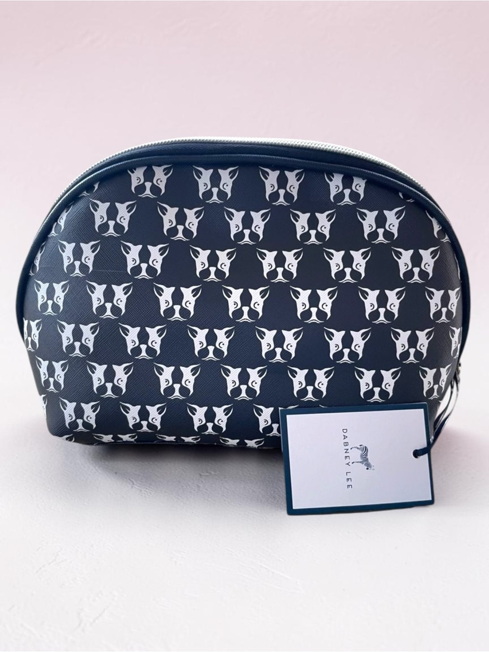 Dabney Lee French Bulldog Cosmetic Bag Makeup Travel Pouch NWT